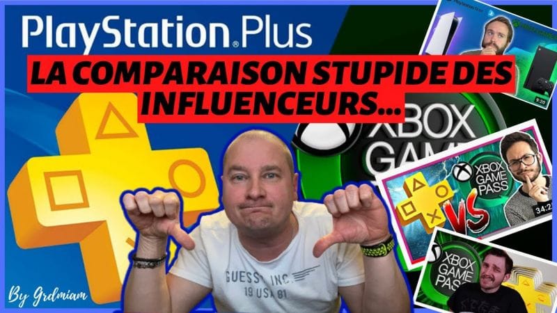 PS PLUS VS GAMEPASS, la stupide comparaison des influenceurs, ma préférence sur la vision de Sony