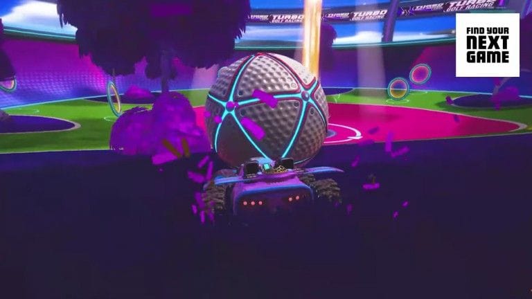 Turbo Golf Racing : le titre à la Rocket League avec du golf s'illustre à  nouveau en vidéo lors du Summer Game Fest 2022