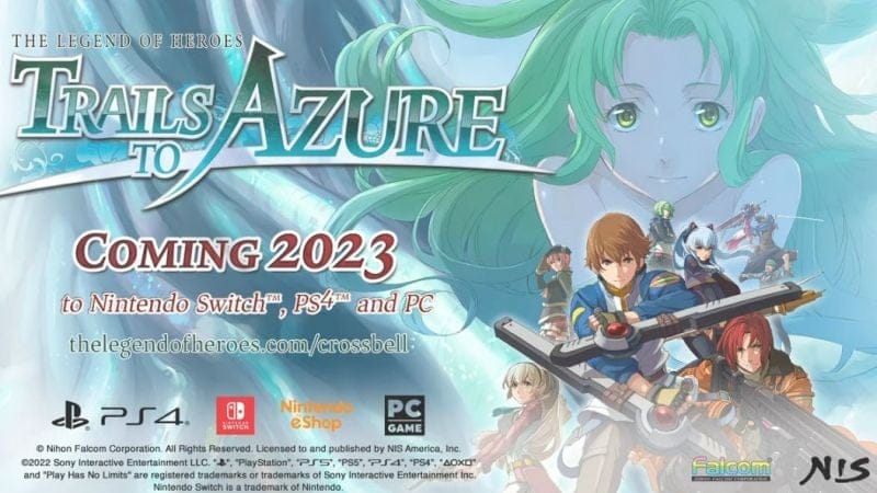 The Legend of Heroes: Trails To Azure - Le jeu se dévoile dans un tout nouveau trailer