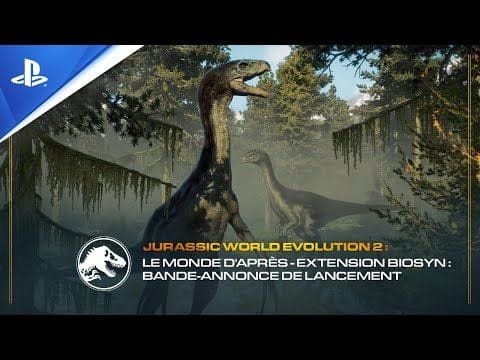 Jurassic World Evolution 2 - Trailer de lancement extension Biosyn - Le monde d'après | PS4, PS5