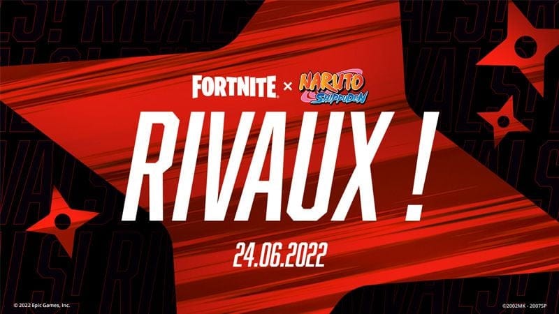 Fortnite x Naruto Rivaux date de sortie, quand seront disponibles les skins ?