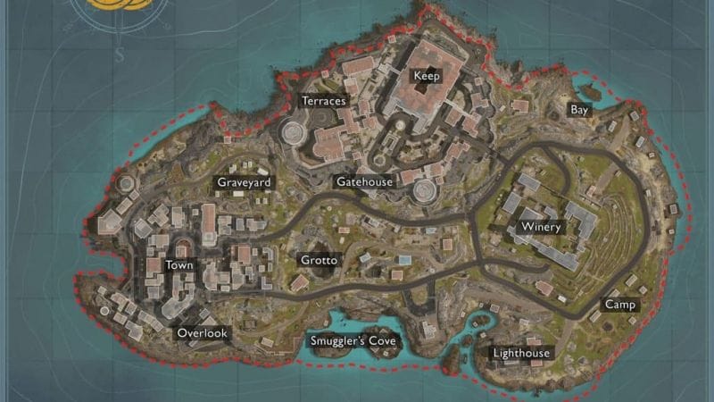 Quelle est la taille de Bonne Fortune sur Warzone par rapport à Rebirth Island