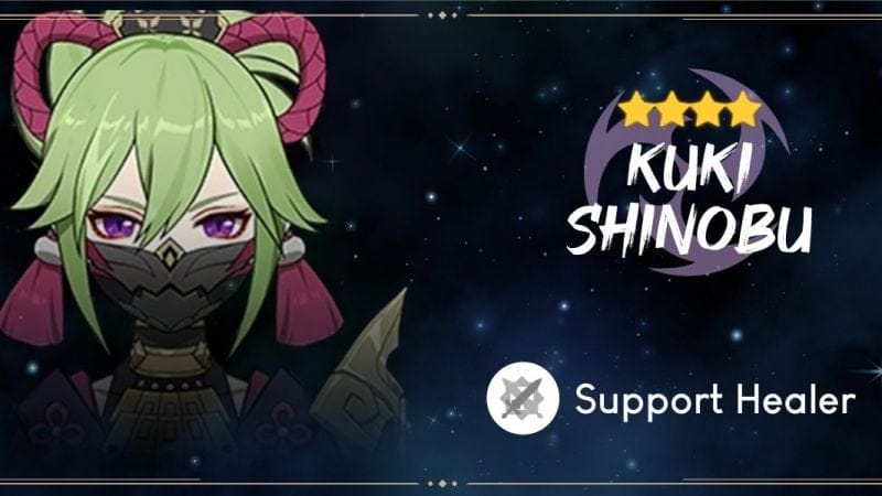 Genshin Impact - Présentation de Kuki Shinobu - Next Stage