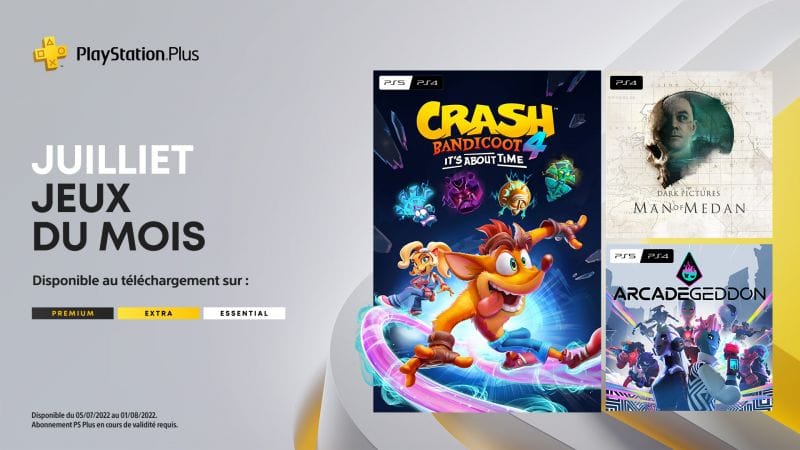 Jeux du Mois Juillet 2022