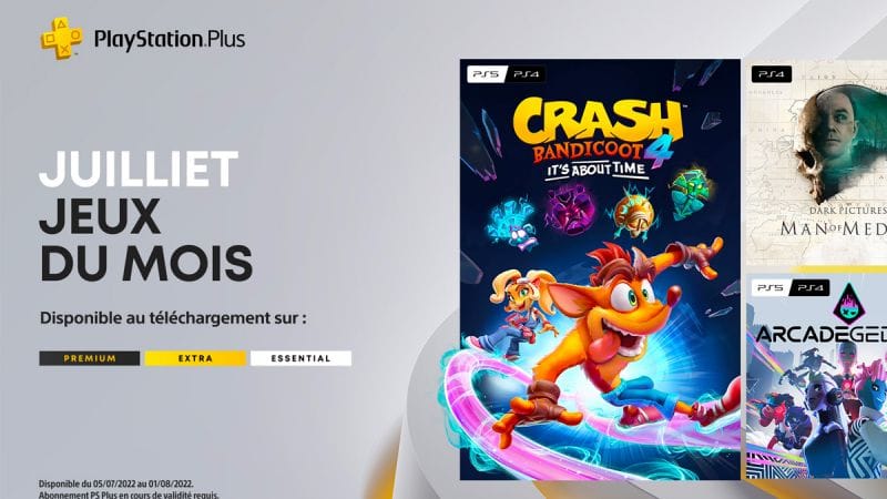 Playstation Plus : voici la liste officielle des jeux offerts en juillet 2022