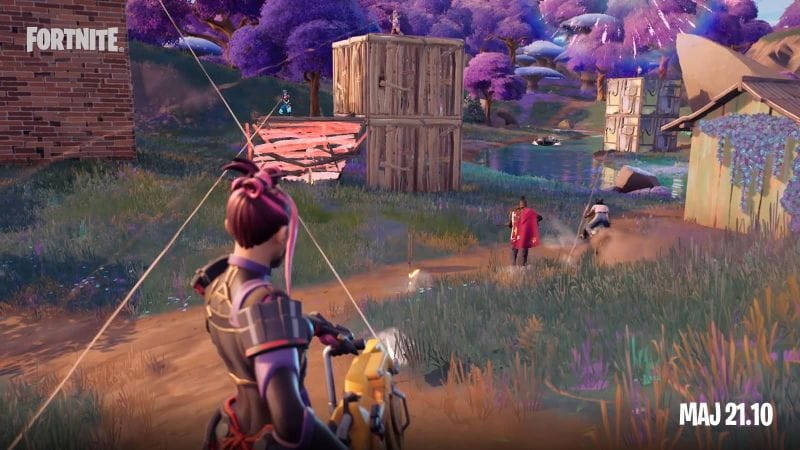 MAJ Fortnite du 28 juin : Des scies et des feux d'artifice en pagaille