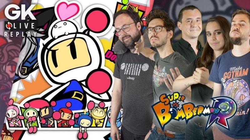 GK Live (replay) - Un GK live explosé au sol pour la reprise : la rédac à 6 sur Super Bomberman R