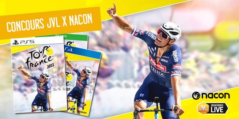 Concours JVL - Trois jeux officiels du Tour de France 2022 à gagner!