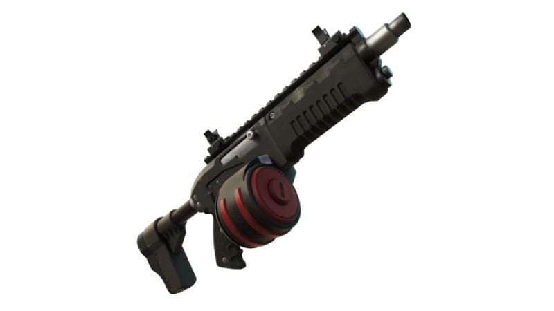 Pistolet Mitrailleur à charge SMG Fortnite, nouvelle arme au patch 21.20