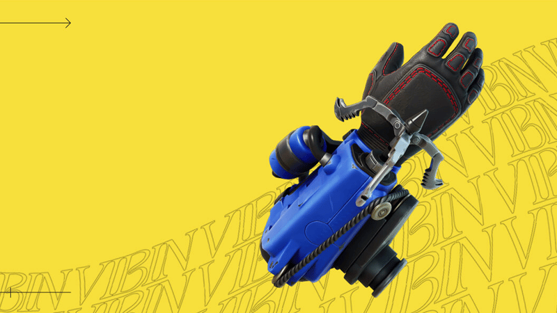 Utiliser le gant cramponneur pour attraper une tyrolienne en vol dans Fortnite, défi saison 3 chapitre 3