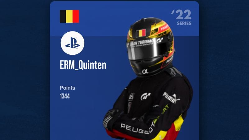 Le Belge ERM_Quinten remporte une première saison très disputée dans la région EMEA ! - Rapport de course - Gran Turismo 7 - gran-turismo.com