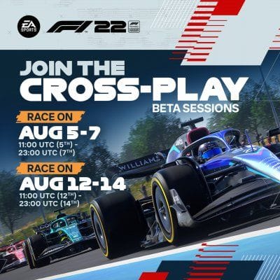 F1 22 : le cross-play arrivera fin août, deux bêtas datées
