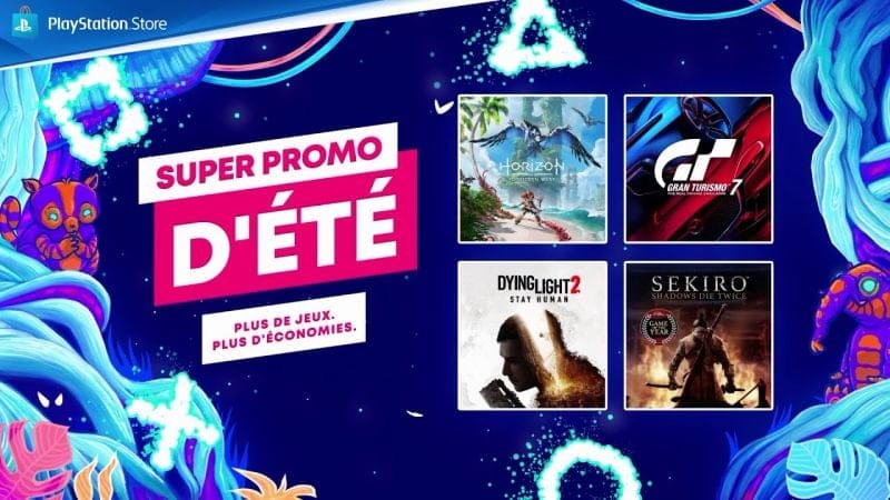 PlayStation Store | Super promo d'été jusqu'au 17 août* - Nouveaux jeux ajoutés | PS5, PS4