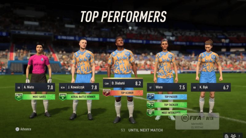 Clubs Pro et FIFA 23 : pas de cross-play au lancement