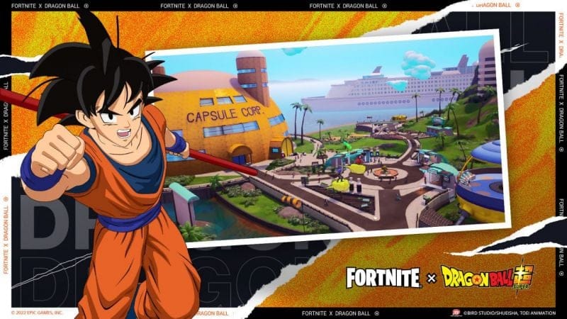 Fortnite : Une collaboration avec Dragon Ball Super !!