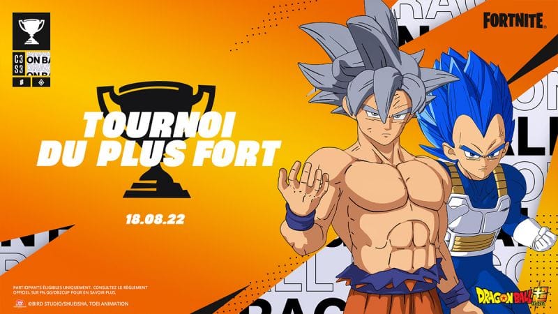 Tournoi du plus fort Fortnite x Dragon Ball, comment y participer ?