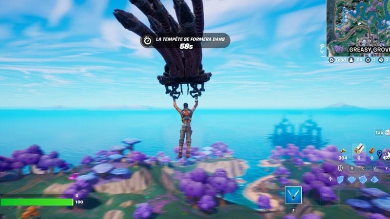 Atterrir 3 fois en une seule partie dans Fortnite, défi saison 3 chapitre 3 semaine 11