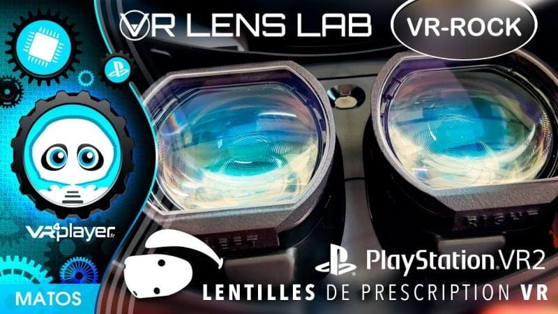 VR LENS LAB / VR-ROCK Lentilles de prescription PSVR2. Jouer au PlayStation VR2 sans lunettes,  Test
