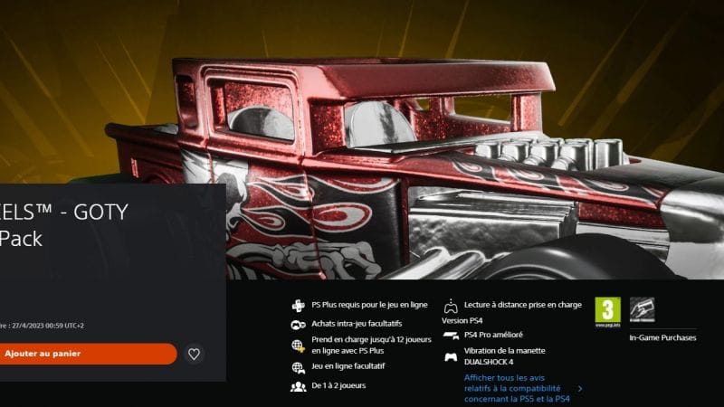 Hot Wheels Unleashed - Promotion sur le pack Game of the Year