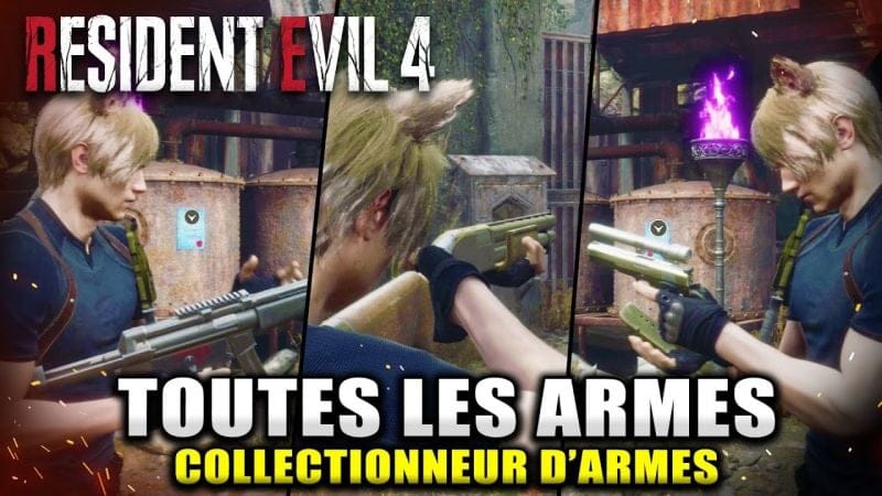 Resident Evil 4 Remake : Toutes les ARMES et Comment les Débloquer - Collectionneur d'Armes 🏆