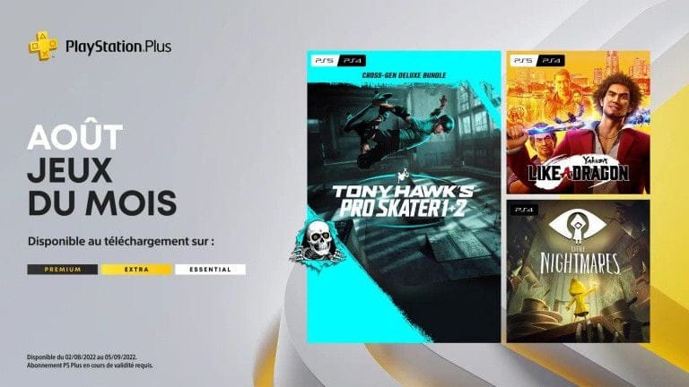 PlayStation Plus prolonge la fin de l'été avec les jeux inclus du mois d'août