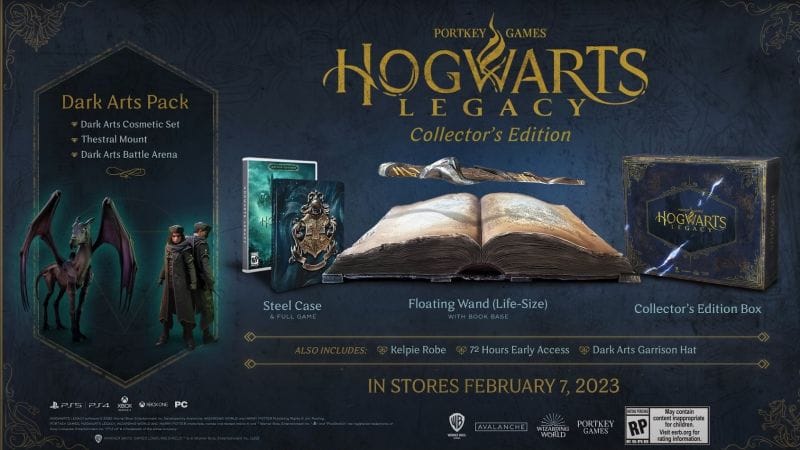 Hogwarts Legacy : Les éditions Deluxe et Collector sont disponibles en précommande