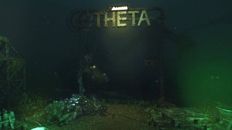 Station Thêta - Entrée