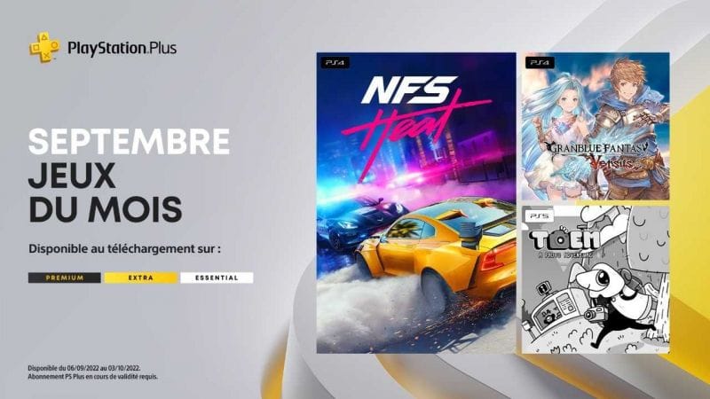 PlayStation : Les jeux PlayStation Plus Essential, Extra et Premium de septembre 2022