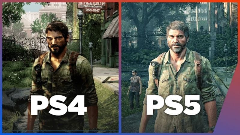 The Last of Us Part 1 PS5 VS TLOU Remaster PS4 💥 MATCH 4K PS5