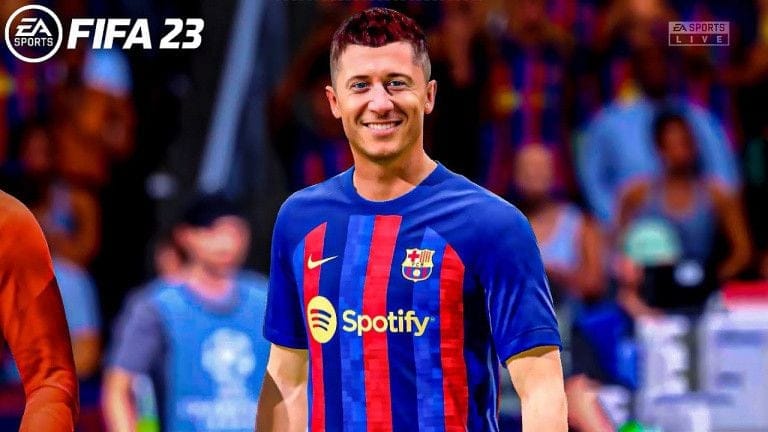 FIFA 23 / FUT 23, notes : FC Barcelona, quelle note pour Robert Lewandowski ?