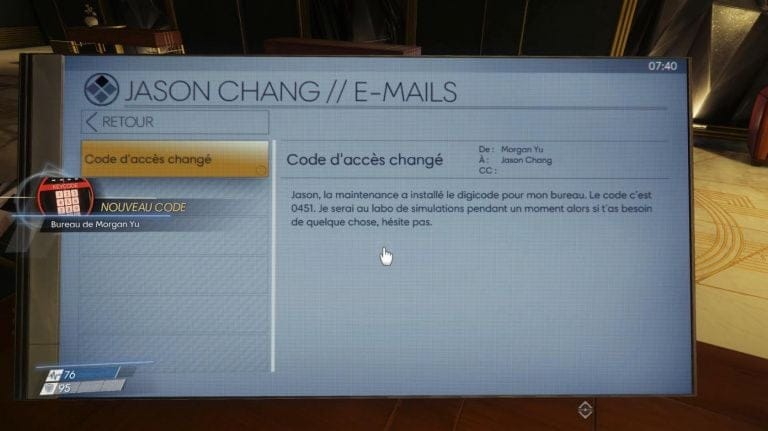 Trouver les mots de passe des ordinateurs et ouvrir les portes fermées - Soluce Prey - jeuxvideo.com