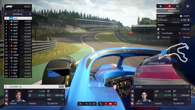 Un jeu pour les fans de F1 assurément