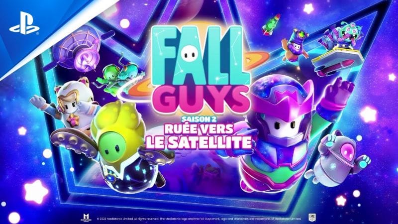 Fall Guys - Trailer de la saison 2 - Ruée sur le satellite | PS4, PS5