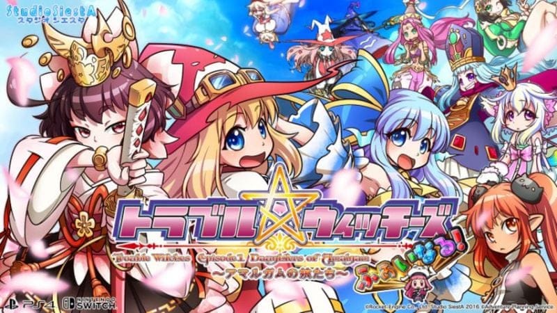 Le remake du shmup Trouble Witches Neo débarque sur PS4 et Switch le 16 mars 2023