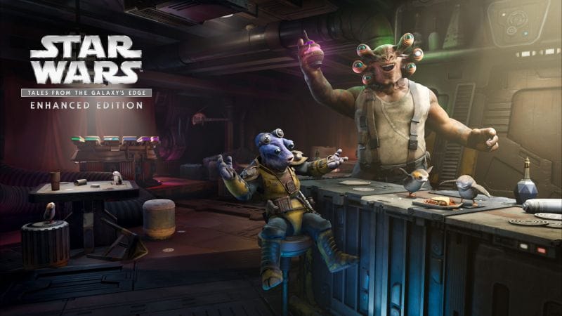 Devenez un héros sur PlayStation  VR2 dans Star Wars: Tales from the Galaxy’s Edge – Enhanced Edition.