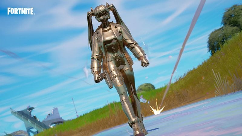 Faire évoluer des armes EvoChrome en infligeant des dégâts dans Fortnite, défi semaine 0