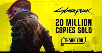 Cyberpunk 2077 : 20 millions de copies vendues !