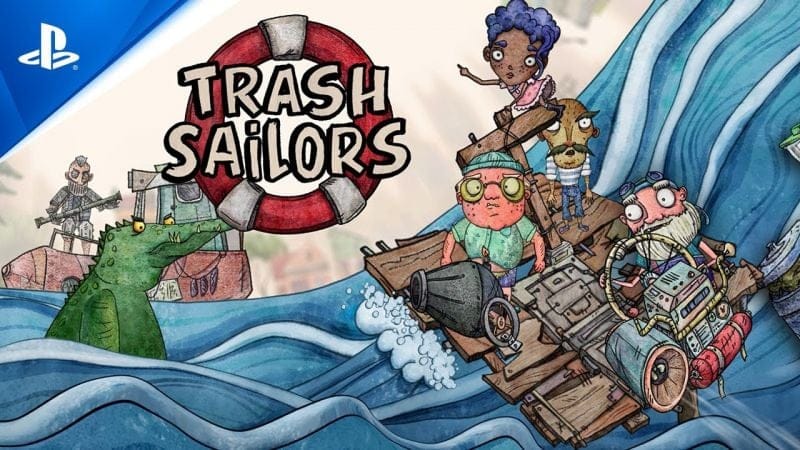 Trash Sailors - Launch Trailer | PS4 Games