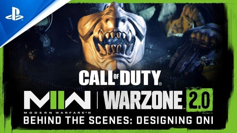 Call Of Duty Modern Warfare II & Warzone 2.0 - Bande-annonce de la création opérateur Oni | PS5, PS4