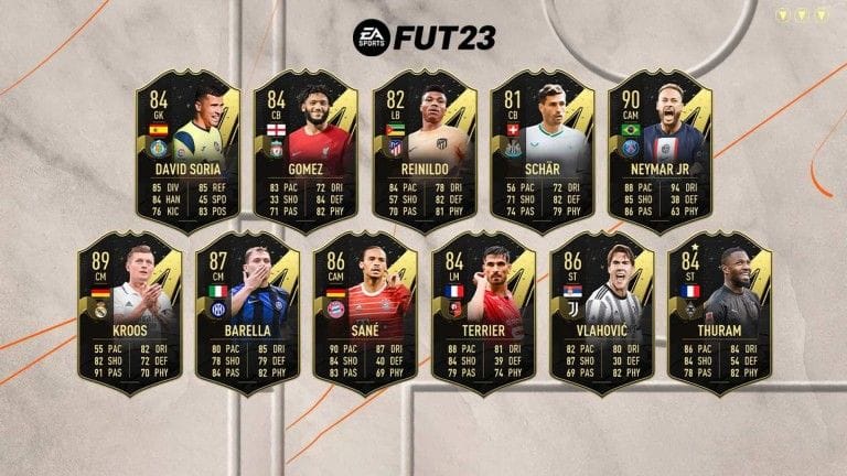 FIFA 23 / FUT 23 : TOTW 5, découvrez l'équipe de la semaine avec Neymar en vedette