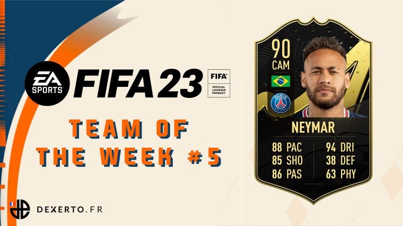 FIFA 23 Team of The Week #5 : Neymar Jr, Kroos, Thuram - Dexerto