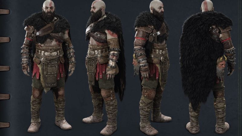 Du concept au cosplay  : comment Santa Monica Studio a développé les nouveaux looks de Kratos et Atreus pour God  of  War Ragnarök