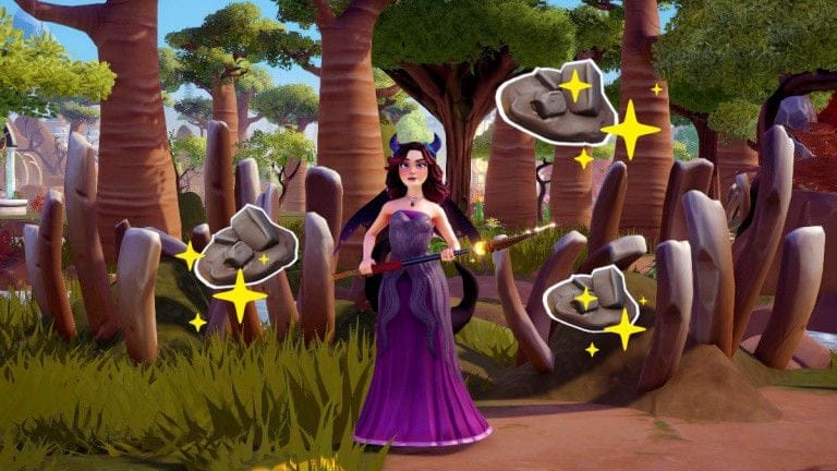 Disney Dreamlight Valley, amélioration de la pelle : comment retirer les ossements et obtenir de l'argile ?