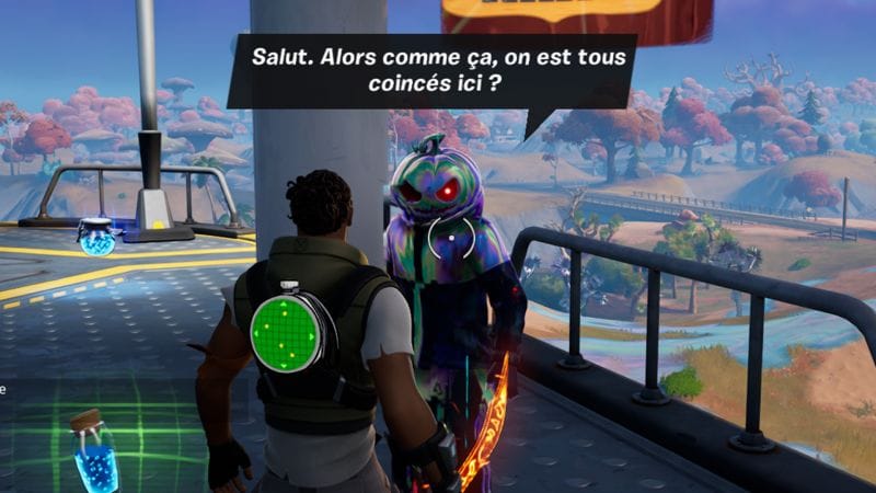 Danser avec Potiron chromé sur Fortnite, comment réaliser le défi Cauchemars 2022 ?