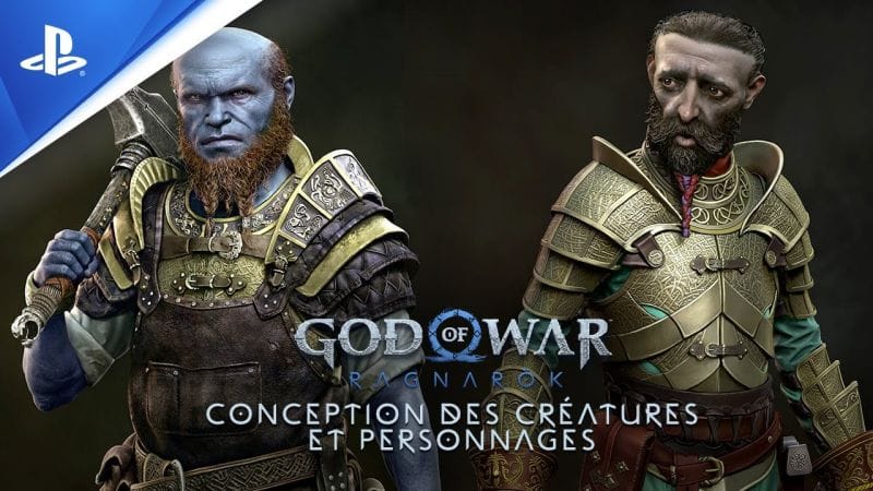 God of War Ragnarök - Coulisses du développement - Conception des créatures & personnages | PS5, PS4