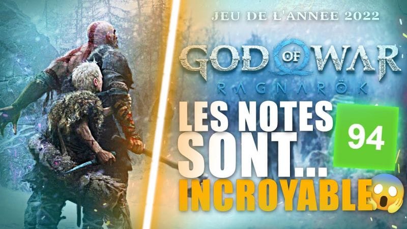 God Of War Ragnarök : Les Notes Sont INCROYBLES !! (No Spoil ❤) ! Le JEU de l'année 2022 ? 🔥