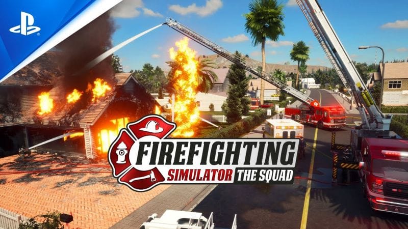 Firefighting Simulator - The Squad - Bande-annonce de gameplay co-op - 4K | PS5, PS4