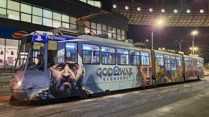 Publicité à Bucarest de GoW R