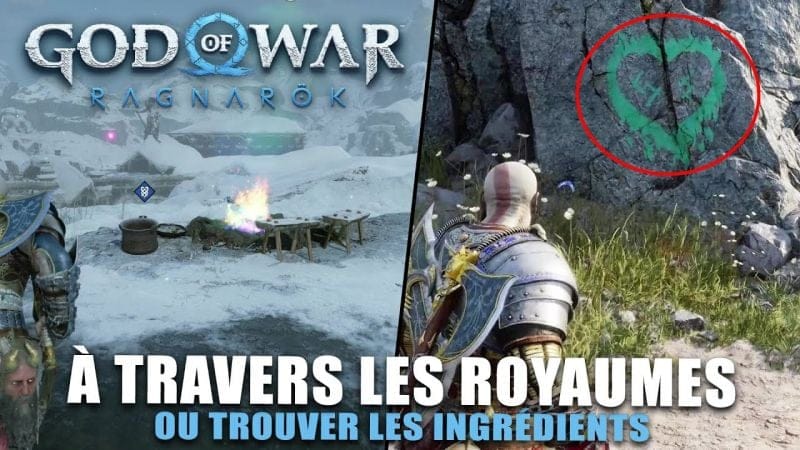 God Of War Ragnarök : À Travers les Royaumes (Feu de Camp Éternel) Où trouver Les ingrédients