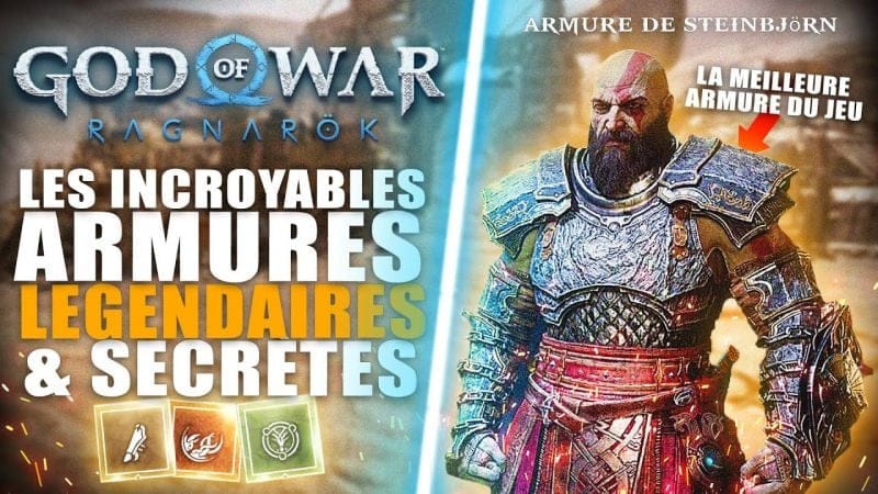 God Of War Ragnarök : Les MEILLEURES Armures du Jeu ! (Armure Légendaire SECRÈTE de Soin INFINI 🔥)